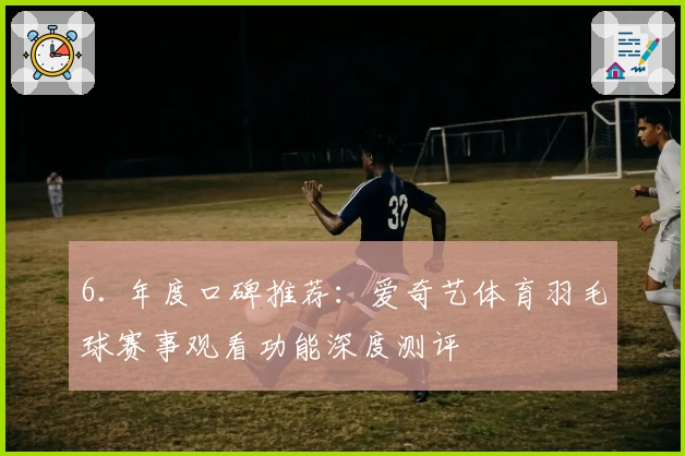 6. 年度口碑推荐：爱奇艺体育羽毛球赛事观看功能深度测评